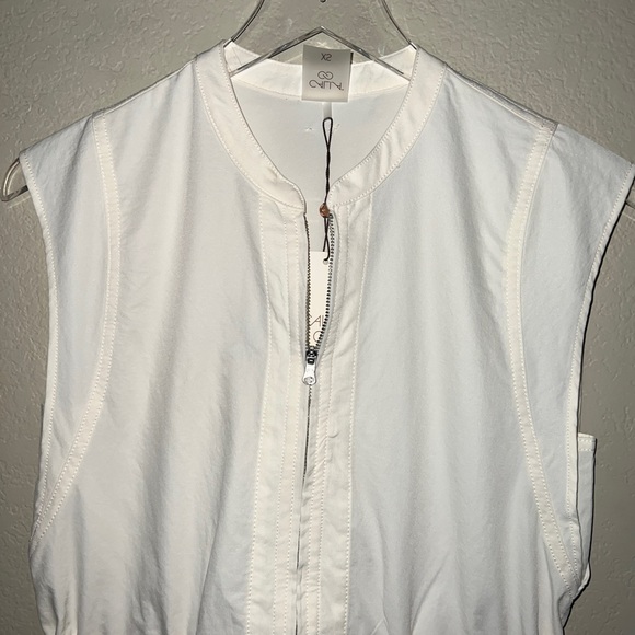 Calia by Carrie Underwood Relaxed Fit Utility Romper Cap Sleeves Size XS XSmall - Picture 3 of 12